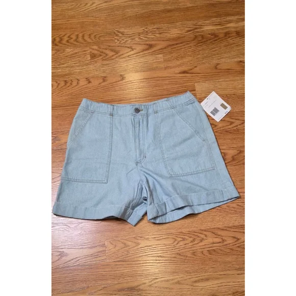Liz Claiborne Light Blue Jean Shorts Size 10 - Picture 2 of 5